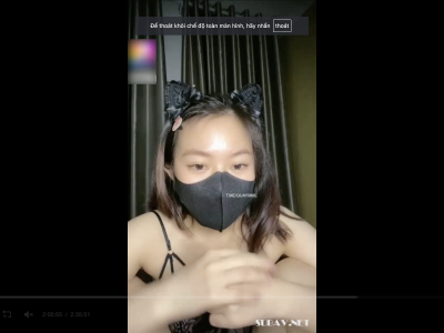 Idol HEEBEO YYlive mặc nội y đen show hàng cực sung